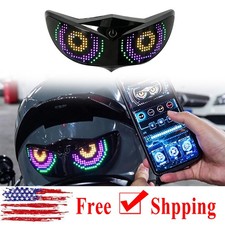 Brake Sensing Demon Eye LED Helmet Light Wireless Bluetooth Helmet Safety Lamp