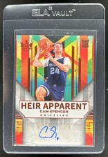 2024-25 Panini Court Kings Cam Spencer Heir Apparent RC Amber Rookie Auto #/75