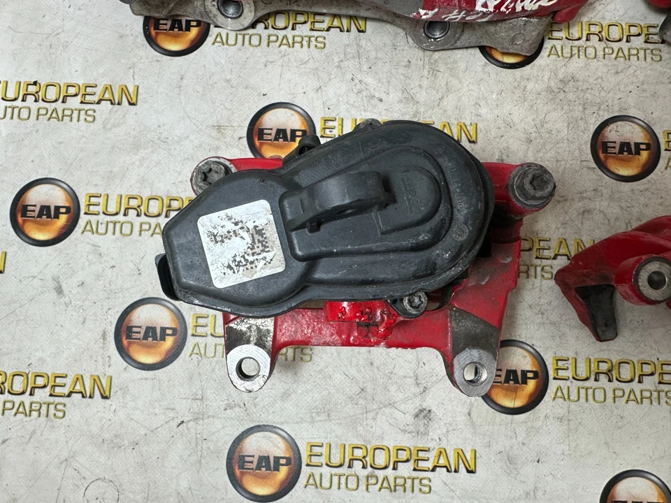 2018-2024 AUDI S4 S5 SQ5 FRONT & REAR BRAKE CALIPER SET RED OEM Foto 4 de 4