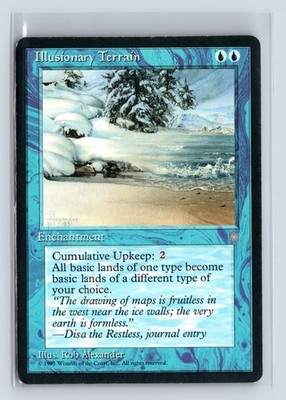 ILLUSIONARY TERRAIN (3x)   Ice Age   Uncommon MTG Magic the Gathering
