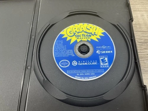 Crash: Tag Team Racing (Nintendo GameCube, 2005) Disc Only