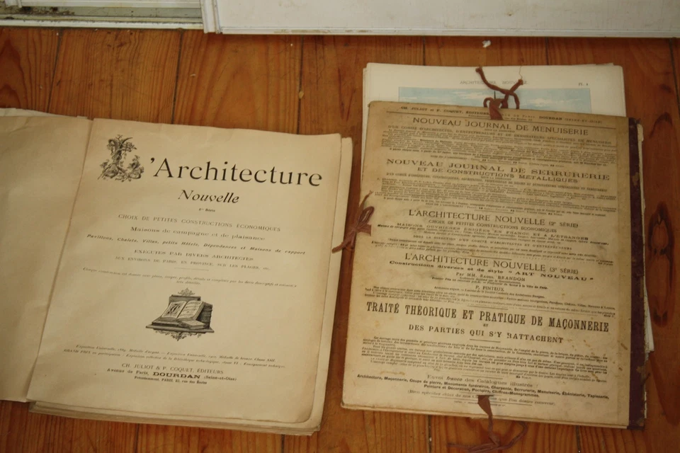 L'ARCHITECTURE NOUVELLE-CHOIX DE PETITES CONSTRUCTIONS ECONOMIQUES-1896 complet - Photo 3/4