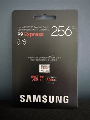 Samsung P9 Express microSD Card 256GB microSDXC White For Nintendo