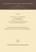 Untersuchungen üBer Die Genauigkeit Von Kegelradverzahnmaschinen Und...