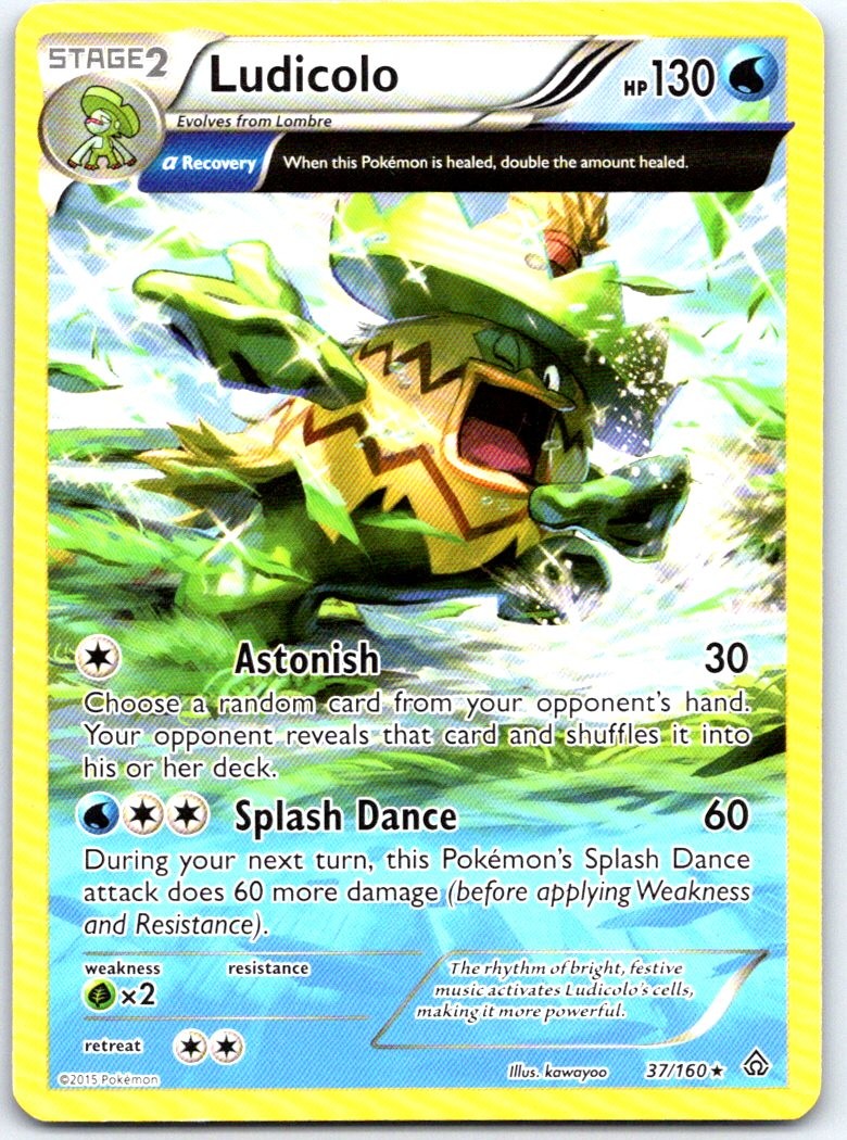 Ludicolo 37/160 Rare Primal Clash Pokemon LP