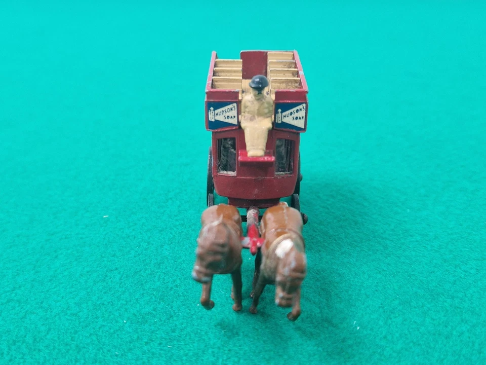 Autobús de colección LESNEY Nº 12 Matchbox MOKO fundido a presión tirado por caballos Foto 3 de 4