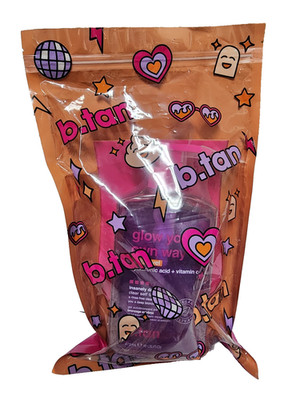 B.TAN NEXT LEVEL HYALURONIC ACID + Vitamin C Insanely Dark Clear Self Tan W/Mitt