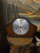 Smiths Westminster Chimes Mantle Clock In Working Condition with Key