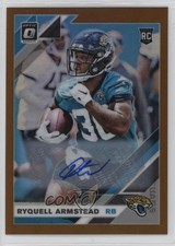 2019 Panini Donruss Optic Rookies Bronze Prizm Ryquell Armstead #101 Auto qc6