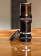 Angenieux Type Y2 Alogar 135/3.5 1945 uncoated war lens [Kinoptik]