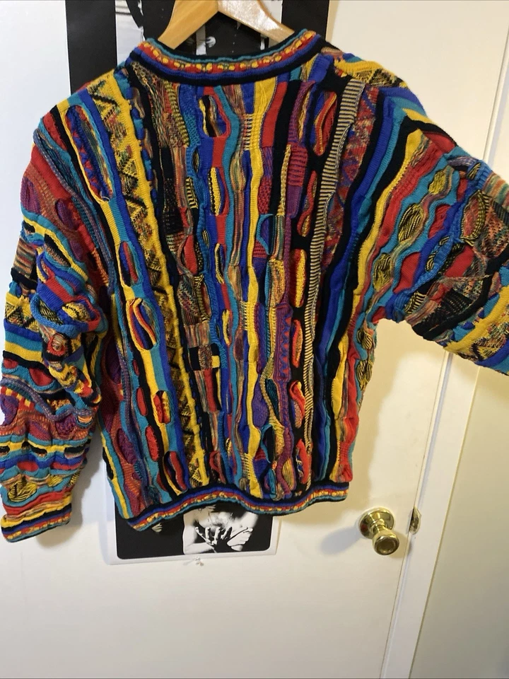 Suéter masculino vintage anos 90 estilo Tundra Canadá Coogi tamanho grande - Imagem 4 de 4