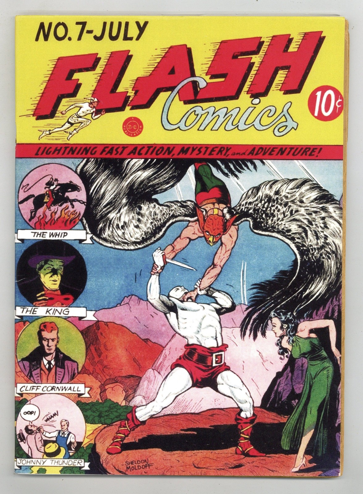 Flash Comics #7 Coverless 0.3 1940