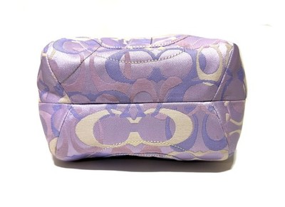 NEW Coach Ltd Ed Y2K Soho Optic Lilac Purple Sig C Lady Bug Tote