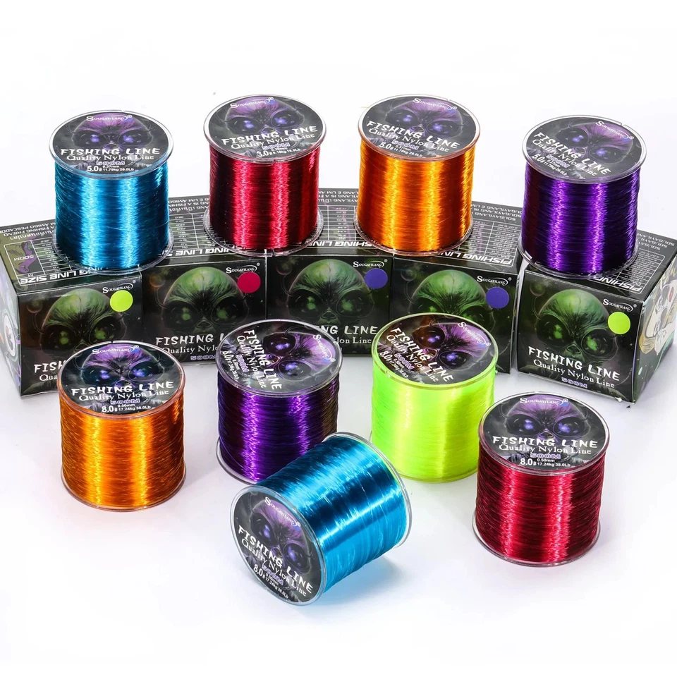Нейлоновая леска Sougayilang 500 м максимальное сопротивление 7-38 фунтов суперпрочная нейлоновая леска - Изображение 4 из 4