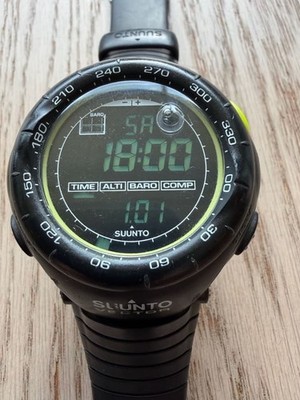 SUUNTO VECTOR Uhr Schwarz Limettengrün Limited Edition Selten Funktioniert...