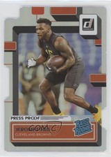 2022 Donruss Rated Rookie Press Proof Silver Die-Cut 72/75 Jerome Ford #346 y0y