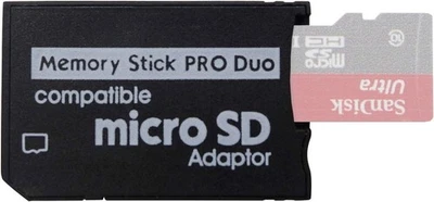 32GB Memory Stick w/ MS Pro Duo Adapter Card for PSP Cybershot Camera NEW SEALED - Image 1 of 4