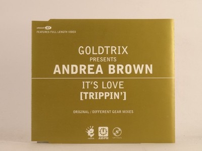 ANDREA BROWN IT'S LOVE (TRIPPIN') (B42) 4 Track CD Single including Picture Slee