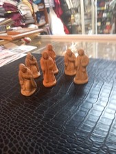 Lot 6 Santon Carbonel Ancien 7 Cm