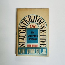 1969, 1st Ed, 7th Printing in DJ, SLAUGHTERHOUSE-FIVE by  KURT VONNEGUT WW2 Rare