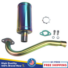 Exhaust Header Pipe fit Predator 196cc 212cc GX160 GX200 Tillotson 212