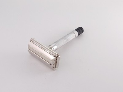 Gillette Black Tip Super Speed W4 1951 Cleaned Vintage Double Edge Safety Razor