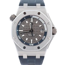Audemars Piguet Diver 42mm Grey Dot Dial Watch Ref# 15720ST.OO.A009CA.01