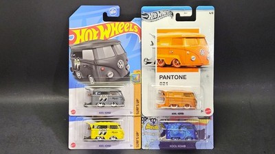 Hot Wheels Kool Kombi Mix Lot of 4 Mooneyes Pantone The Beatles ++++++++++++++++