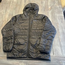 Merrell Jacket Hooded Mens L Black Full Zip P...