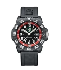 LUMINOX SEA LION CARBONOX MEN'S BLACK DIAL SILICONE STRAP WATCH X2.2051 NWT