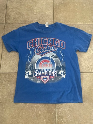 #ad Chicago Cubs National Champions T Shirt L $34.99