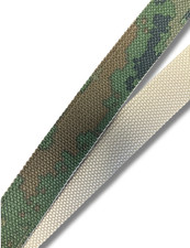 1.25" Nylon Webbing Digital MultiCam Camo One Side Pattern 2 Yds USA