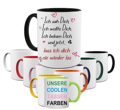 Tasse mit Liebesspruch Liebe Geschenk bedruckte Geschenk Bürotasse Kaffeetasse