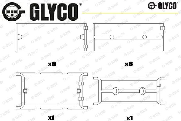 Glyco H023/70.25MM Kurbelwellenlager-image