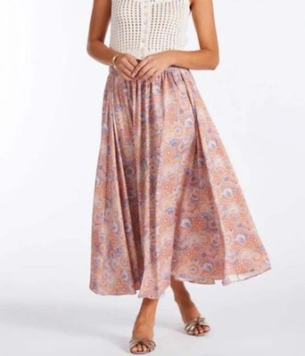 Bishop & Young Camryn Summer Mosaic Skirt XS NWT Spring Colorful