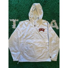 Champion Windbreaker Mens XS White Excellent UNLV Rebels Half Zip Pullover