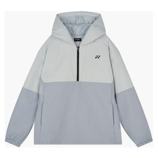 YONEX Tennis Casual Anorak Zip-Up Jacket Unisex Light Gray YS2265JP001