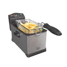 3 Litre Deep Fat Fryer, Stainless Steel Fryer for Chicken, Chips & More