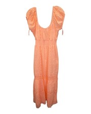 Loveshackfancy Vernon Maxi Dress In Cotton Women Orange S
