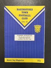4.4.1985.Basingstoke Town v Fisher Athletic, (Bill Dellow League Cup S/F, 2nd L)