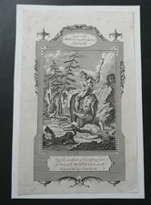 1750 Engraving.. CEYLON (SRI LANKA), Execution to Death by Elephant of Criminals