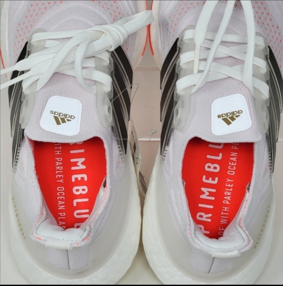 Adidas Women's UltraBoost 21 Tokyo White Red Lifestyle Shoes