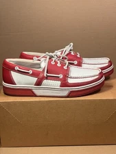 Sperry Top-Sider Boat Shoes Red/White – Men’s Size 9