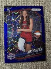 Kiki Iriafen Rookie Blue Velocity Variation Prizm Panini Prizm 2024 Mystics