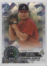 2018 Bowman Scouts' Top 100 Atomic Refractor 134/150 Bryse Wilson #BTP-82 2p7