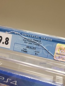 CGC Graded 9.8 A++ Demon Gaze II PS4 Cracked In Case