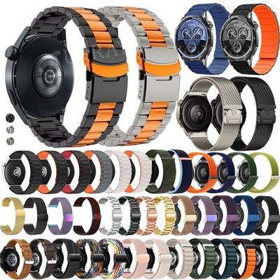 22mm Edelstahl Nylon Leder Armband für Huawei Watch GT 6 | GT 6 Pro 46mm Ersatz