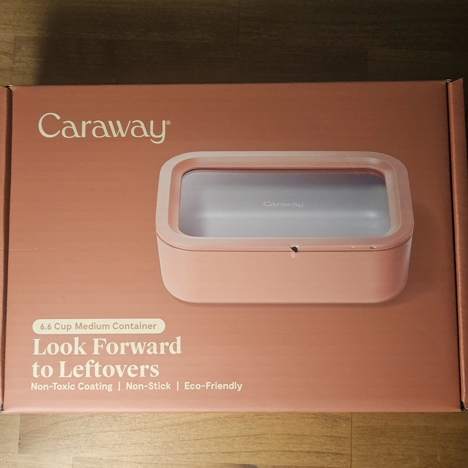 Caraway Glass Food Storage 6.6 Cup Glass Container Ceramic Coated Perracotta
Opens in a new window o