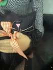 Tall Halloween Decor Cloth Shelf Sitter Pumpkin Head Witch Doll & Black Cat 32” — photo 9