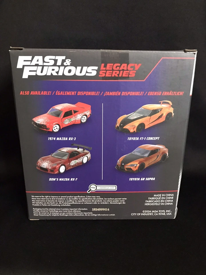 JADA FAST & FURIOUS LEGACY SERIES 2 PACK 1974 MAZDA RX-3 & DOM’S MAZDA RX-7 - Image 4 of 4